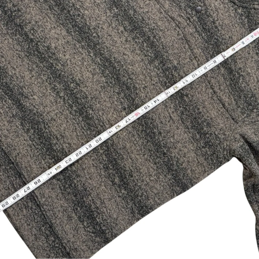 Eddie Bauer Mens XL Striped Fleece Pullover - Picture 9 of 10